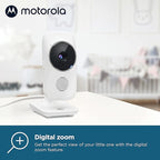 Motorola Nursery Baby Monitor with Camera and Audio, 2.8" Color Screen, Long Range VM483 with 2-Way Audio, Wireless, No WiFi, Remote Tilt/Zoom, Temperature Sensor, Night Vision