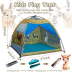 Kids' Alpaca Tent - Fun Pop-Up Playhouse for Boys and Girls - Easy Setup, Indoor/Outdoor Adventure Tent - 47" x 47" x 43"