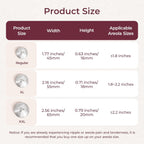 Momcozy 999 Silver Nursing Cups Original Perforated Breathable Design, 999 Silver Nipple Cover for Breastfeeding Essential, Silver Nipple Shield for Nursing Newborn, Metal Nipple Shields, XXL Size