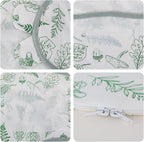 HOUSBAY Baby Swaddle Blanket Boy Girl, Super Soft 100% Cotton Newborn Adjustable Swaddles for 3-6 Months, 2-Way Zipper Sleep Sack 1 Pack