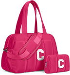 Dance Bag, Kid Weekender Bags，Teen Girl Gifts Trendy Stuff-Girl Overnight Bag with Wet Pocket，Lightweight Travel Tote Personalized Cheer Bags with Makeup Pouch