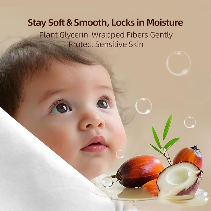 Winner 100% Cotton Dry Wipes, USDA Certified Baby Wipes, 600 Count, Soft & Gentle, Hypoallergenic & Unscented for Baby Sensitive Skin, Use Wet/Dry for Diaper Changes, Meals & Cleanup, Pack of 6