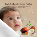 Winner 100% Cotton Dry Wipes, USDA Certified Baby Wipes, 600 Count, Soft & Gentle, Hypoallergenic & Unscented for Baby Sensitive Skin, Use Wet/Dry for Diaper Changes, Meals & Cleanup, Pack of 6