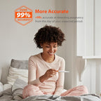 iHealth Pregnancy Test 3-Pack, Early Detection Ultra-Sensitive Results 6 Days Before Missed Period, Over 99% Accurate. Easy at-Home Fertility HCG Test Kit, Individually Wrapped, Pruebas de embarazo