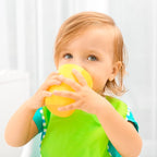 Avanchy Silicone Training Cup – 12 oz Open Cup for Toddlers and Infants – Ideal for Baby Led Weaning and Transitioning from Bottles, Black