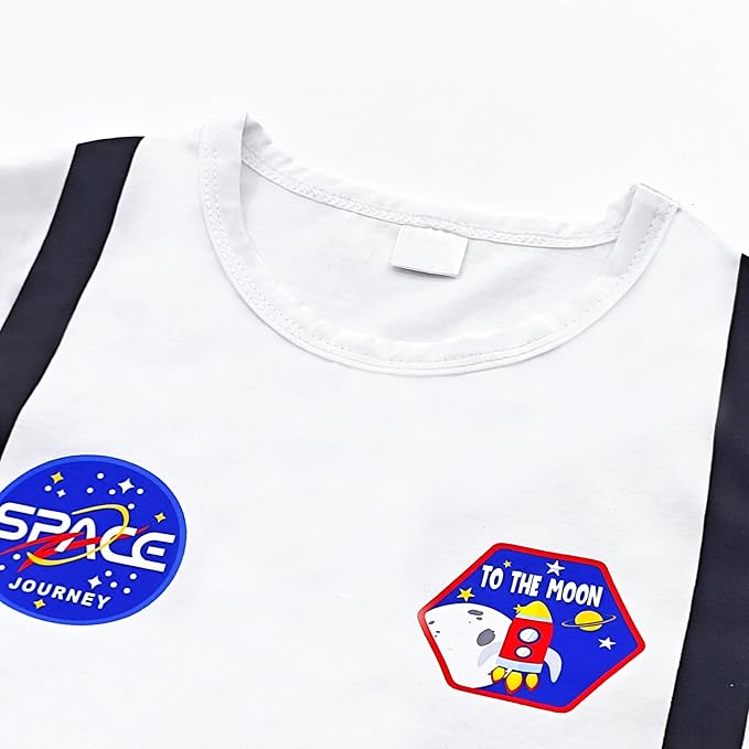 Toddler Kids Boys Royal Prince Charming Uniforms Baby Police Astronaut Outfit Halloween Prison Cosplay Costume
