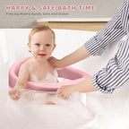 Baby Bath Seat, 2025 New Upgraded Infant/Toddler Sit Up Bathtub Seat for 6-12-24 Months, Great Shower Gifts for Newborn and New Mothers