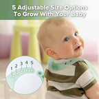 haakaa Lightweight Silicone Pocket Bib – Ultra-Light & Foldable Travel Silicone Baby Bibs with Deep Food Catcher Pocket, Adjustable Waterproof Design, Baby Feeding Essentials