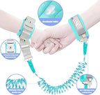 Toddler Leash for Walking, Toddler Safety Harnesses Leashes, Safety Harness with Lock for Kids, Anti Lost Wrist Link for Toddlers ，Upgrade with Reflective Tape Liner（6.5ft）for Kids