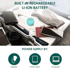 Babelio White Noise Sound Machine for Adults Kids Baby, Mini, 15 Non-looping Sounds, Timer, Memory Function, Easy to Pocket and Travel Cyan