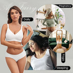 As Fairy Seamless Nursing Bras for Breastfeeding Soft Wireless Sleep Maternity Bralette Regular and Plus Size