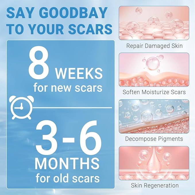 Silicone Scar Gel, Scar Cream, Advanced Scar Stick for Surgical Scars, Stretch Marks, Keloid Bump Removal, Old and New Scars 0.70oz (20g)