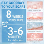 Silicone Scar Gel, Scar Cream, Advanced Scar Stick for Surgical Scars, Stretch Marks, Keloid Bump Removal, Old and New Scars 0.70oz (20g)