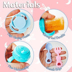 12 Pcs Baby Doll Accessories Magic Bottle set,Pretend Play Feeding Toy Set with Package,Doll Feeding Set for Kids Girls,Magic Disappearing Juice Milk Bottles,Sippy Cups,Pacifiers,Bowl Spoons