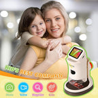 Microscope for Kids, 1000X HD Pocket Kids Microscope, 2.1'' LCD Screen Mini Micrscope for Kids 8-12, Science Mini Scope Toy Kits, Handheld Miniscope Educational Gifts for Kids, 32 GB TF Card Included