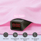 Viviland Baby Towels and Washcloths, Soft Absorbent Baby Girl Bath Towel Set, Flamingos Hooded Towels with 5 Infant Washcloths (6 Pieces)