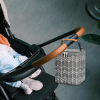 BreastMilk Cooler Bag with Ice Pack Fits 4 Baby Bottles Up to 9 Ounce, Large Baby Bottle Bag Fits for Nursing Mom Daycare