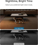 eufy Security Indoor Camera E30, Latest Generation, 4K UHD Security Camera, Pet/Dog/Baby Camera with Phone app, Color Night Vision, Human/Pet Auto Tracking, 360 Pan-Tilt, Works with Homekit, White