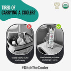 Voyager Toddler Milk On The Go, USDA Organic Shelf Stable Whole Milk Powder, Great for Travel, No Refrigeration, Gluten Free with No GMO's and No Antibiotics for Kids, 16 Sachets of 15g