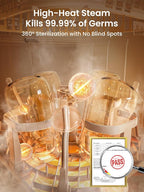 Grownsy EaseClean Bottle Washer Pro | All-in-One Bottle Washer and Sterilizer and Dryer | Baby Bottle Washer for Bottles, Pump Parts & Baby Essentials | Replaces Hand Washing