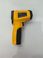Infrared Thermometer Gun,SQECH Laser Thermometer Gun -58℉～1112℉(-50℃～600℃),Non-Contact Temperature Gun with Adjustable Emissivity&Color Backlight for Cooking, Pizza Oven,BBQ,Fridge,Engine,HVAC(Yellow)