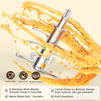 Baby Food Processor – Puree Blender with Glass Bowl, Stainless Steel Blades, BPA-Free, One-Touch Control, Easy to Clean, Quiet Operation, Ideal for New Parents, 10oz