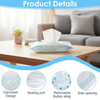 Baby Wipes Dispenser 3 Pack Portable Refillable Baby Wipe Holder for Outdoor, Resuable Waterproof & Dustproof Travel Wipes Container Case, On The Go Wet Wipe Pouch for Hiking(3 Colors Bohemian)