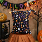 ALVABABY 2pcs Cloth Diaper Wet Dry Bags Waterproof Reusable with Two Zippered Pockets Travel Beach Pool Daycare Soiled Baby Items Yoga Gym Bag for Swimsuits or Wet Clothes 2LM07