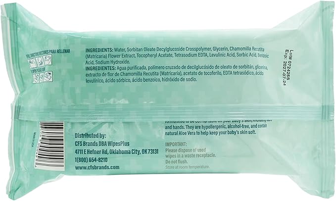 Baby Wipes, Hypoallergenic Ultra Soft Wipes for Sensitive Skin, Unscented, Alcohol Free, 12 Packs of 80 Wipes