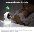 LeapFrog LF915HD Baby Monitor, 5” 720p Screen, 360° Pan & Tilt with 8X Zoom Camera, Color Night Vision, Night Light, Two-Way Intercom, Secure Transmission No WiFi