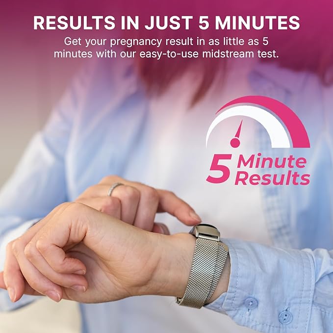 CorDx Early Detection Pregnancy Test Kit, Urine Tests for Easy at Home hCG Level Testing, Tester for Pregnant Women, Clear, Fast and Reliable Result with Over 99% Accuracy, 7 Pack Cassettes