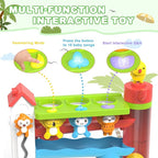 Toddler Musical Toys for 1+ Years Old Boy,Motor Skills Developmental Baby Toy 12-18 Months,Bilingual Toddler Learning Ball Drop Toy， Birthday Gift Toys for 1 2 Year Old Boys & Girls(Green)