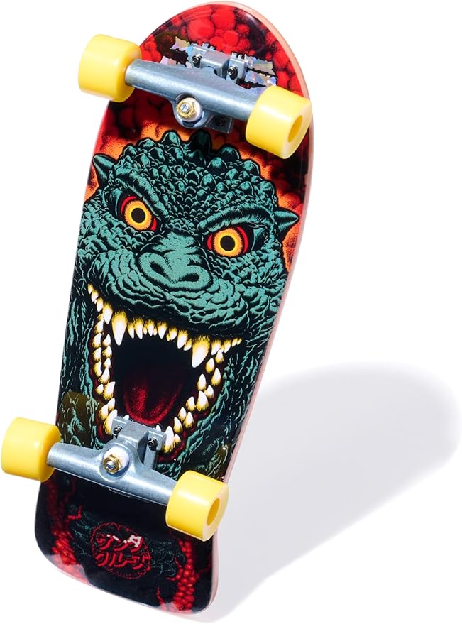 TECH DECK, Godzilla Sk8shop Fingerboard Bonus Pack, Collectible and Customizable Mini Skateboards, Kids Toys for Ages 6 and up