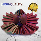 Gear Ball for ADHD 3D Printed Gear Ball Steampunk Whirling Wonder Fidget Toy Gearsphere Gear Ball for Stress and Anxiety Relaxing Fidget Ball Ideal for Sensory Needs and Autism (Laser Yellow Red Blue)