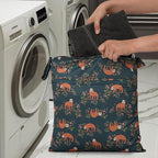 2pcs Travel Waterproof Laundry Bag, Cloth Diaper Wet Dry Bags with Handle & 2 Zipper Pockets, Reusable Washable Dirty Clothes Bag for Baby Adult Travelling Hanging, Bathing Beach Pool Daycare