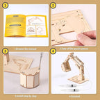 STEM Science Kits for Kids Ages 8-12 8-10, Wood Building Crafts Kits for Boys 6-8, STEM Toys for Boys Age 8-12 6 7 10 11 13 Years Old Gifts, Engineering Experiment Projects, 3D Wooden Puzzles 8-13