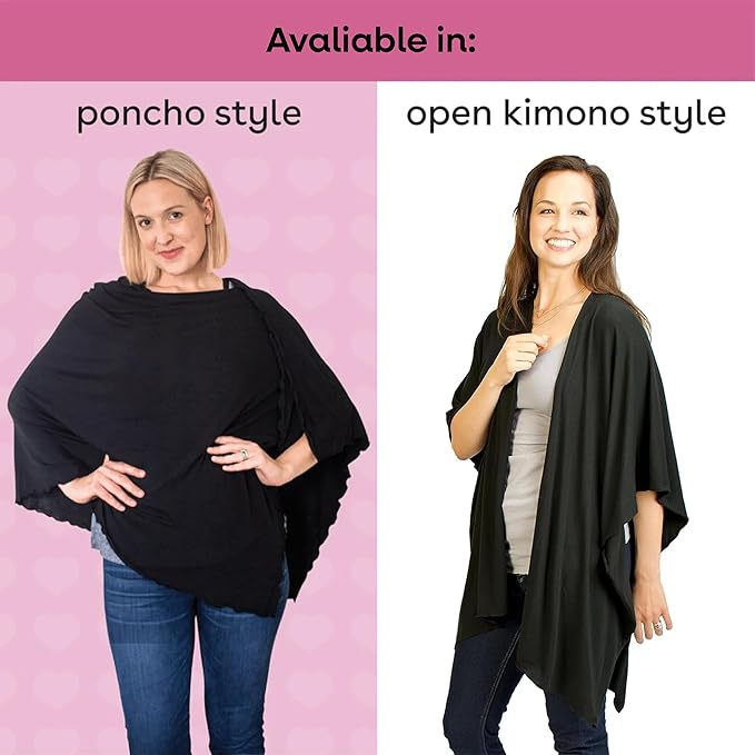 Bamboobies Breastfeeding Shawl - Nursing Cover for Breastfeeding - Ultra-soft