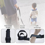 Anti Lost Walking Wrist Strap Escape Proof Leash with Adjustable Tether and Lock Buckle for Children Autism Special Child Secure Autism ADHD Adult Sized Lockable Coiled Link Cuff (1, Fits All)