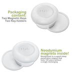 SKYLA HOMES Magnetic Cabinet Locks Baby Proofing Child Safety - The Safest Quickest and Easiest Multi-Purpose 3M Adhesive Child Proof Latches, No Screws or Tools Needed (2 Pack)