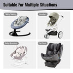 KAKIBLIN Baby Travel Pillow for Head and Neck, Upgraded Baby Support Pillow, Baby Neck Pillows for Car Seat,Pushchair,Travel, Grey