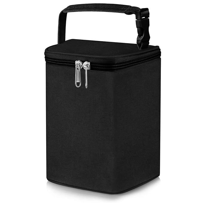 Accmor Breastmilk Cooler Bag, Baby Bottle Cooler Bags, Insulated Tote Bags On The Go, Fits 4 Large 8oz Bottles, for Nursing Mom Daycare Travel