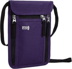 Travel Pouch Neck Wallet Family Passport Holder Organizer Case with RFID Blocking