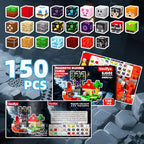 150Pcs Magnetic Building Blocks Set, Kids Sensory Toy for Toddlers STEM Learning, Construction Magnet Blocks Stacking Toy for Kids