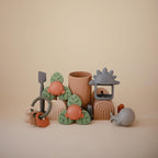 mushie Diaper Cream Applicator Soft Silicone with Suction Base (Tradewinds)