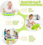 Smasiagon Toddler Girl Boy Toys,Magnetic Drawing Board for Toddlers 1-3,Early Learning Doodle Board Writing Painting Sketch Pad, Birthday Easter Valentines Day Gifts for Kids 1 2 3 Year Old (Green)