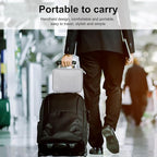 RFID Passport Wallet for Women/Men,Tote Passport Holder for Travel Family,Portable Travel Premium Wallets,Waterproof Passport Holders Bag,Travel Document Organizer Credit Cards Case(Grey-Large)