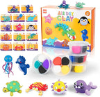 Air Dry Clay for Kids,Modeling Clay Kit,14 Species of Marine Life DIY Molding Clay Art Crafts Set,Ultra Light & Soft,Safe Non-Toxic,Toys Gifts for Age 4 5 6 7 8+ Years Old Boys Girls Kids