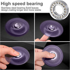 ATESSON Fidget Spinner Toys, Durable High Speed Bearing Metal Hand Finger Spinners EDC ADHD Focus Anxiety Stress Relief Boredom Killing Time Toys for Kids Adults Purple