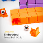 Fidget Cube, Durable Nylon Infinity Desk Toy, Skin-Friendly Handheld Gadget, Mini Stress-Relief Adult Fidget Toy for Anxiety Alleviation light weight(Green)