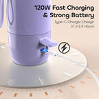 QIBOX Portable Bottle Warmer for Travel - 3Min Fast Heating of Breast Milk and Formula, 36W Fast Charge, 17 Ounces Large Capacity, Baby Bottle Warmer On The Go for Outdoor Airplane and Car